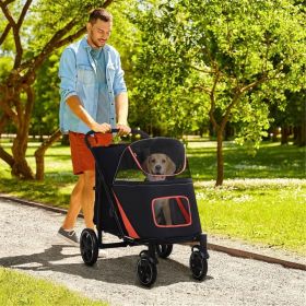 Dog Stroller /small animal cage/Pet cages ( Amazon Shipping)(Prohibited by WalMart) (default: default title)